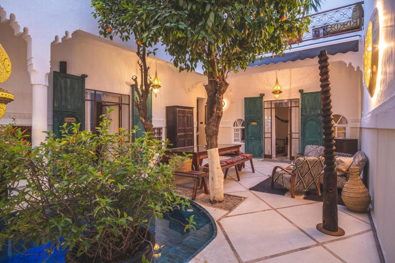 Riad Villa Berna Under Swiss Management Marrakesh Esterno foto